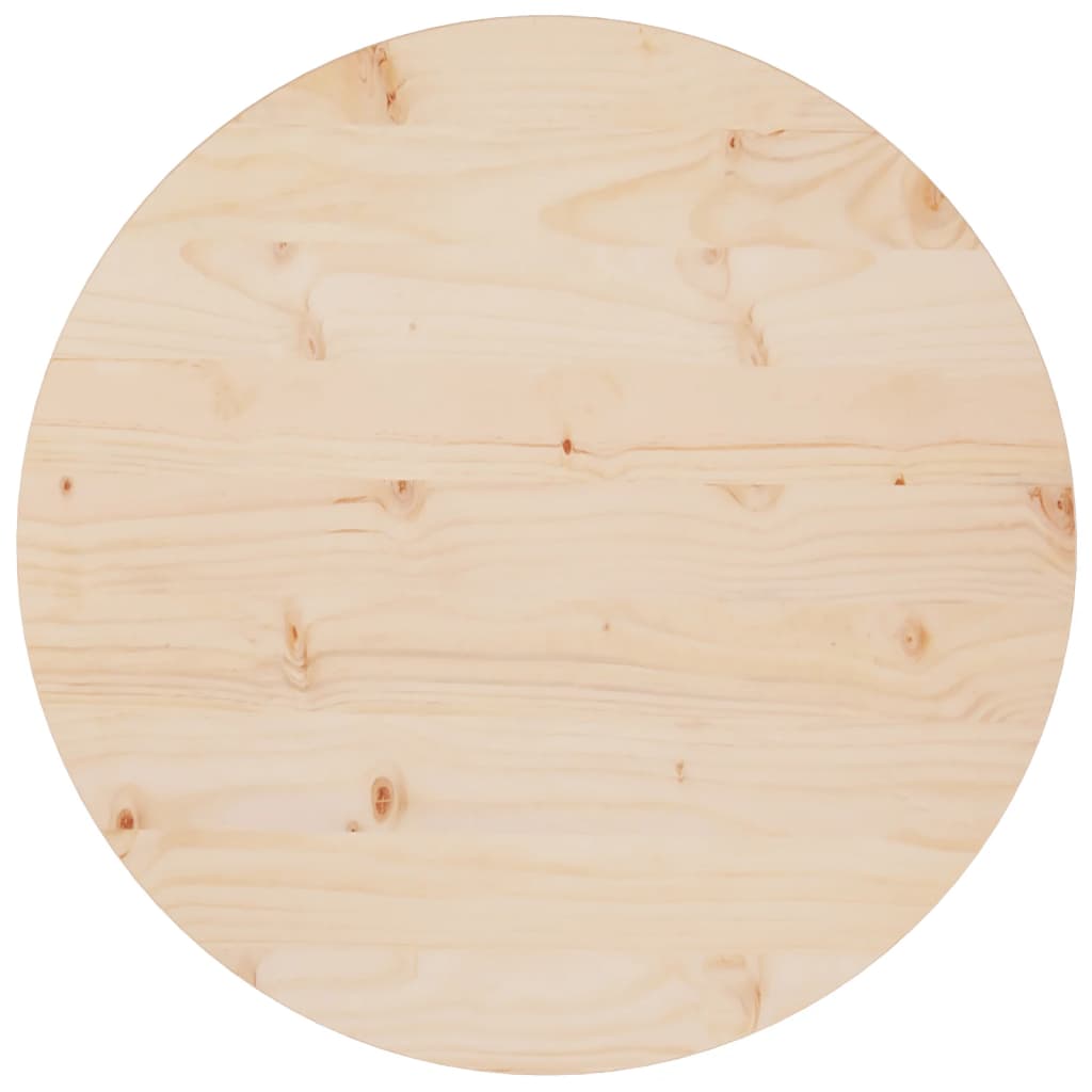 vidaXL Table Top  23.6"x1" Solid Wood Pine