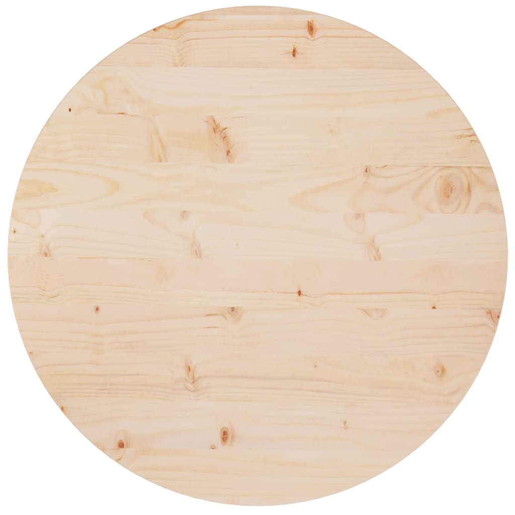 vidaXL Table Top  27.6"x1" Solid Wood Pine