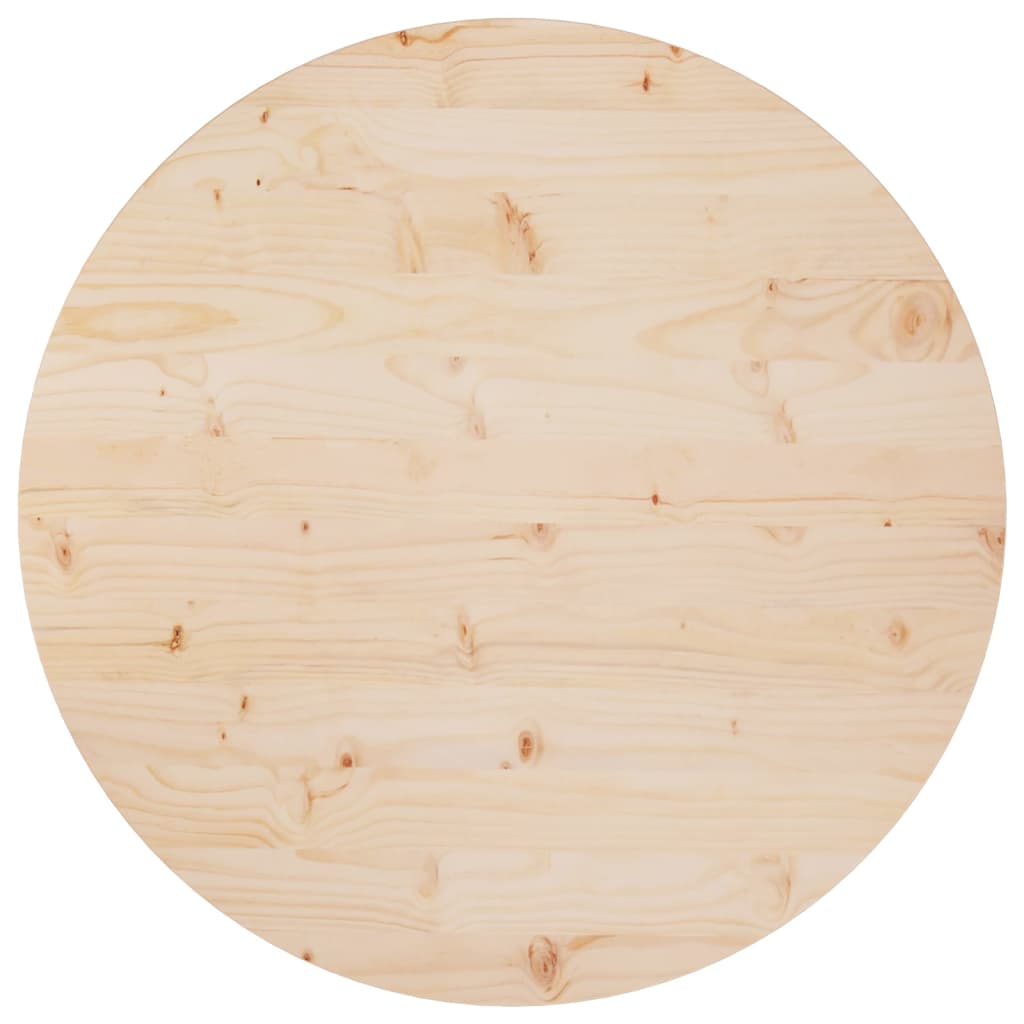 vidaXL Table Top  31.5"x1" Solid Wood Pine