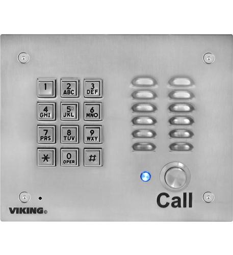 VoIP Stainless Steel Vandal Resistant