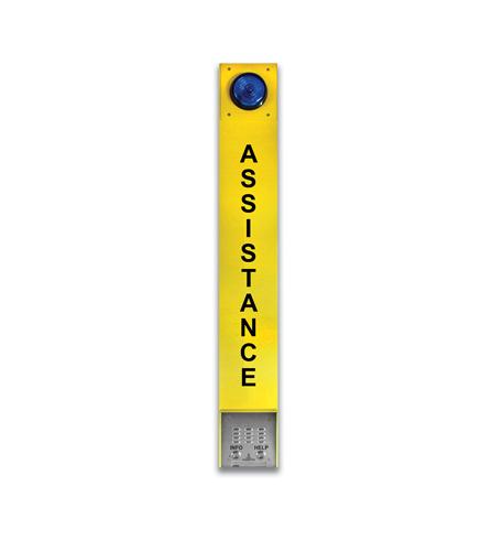 VoIP Two-Button Yellow Assistance Tower