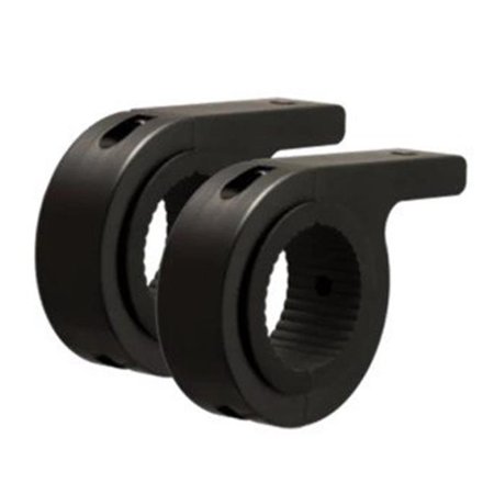 PAIR OF BLACK 3.00IN TUBE FRAME MOUNTING CLAMP (FOR M10 MOUNTING BOLT)