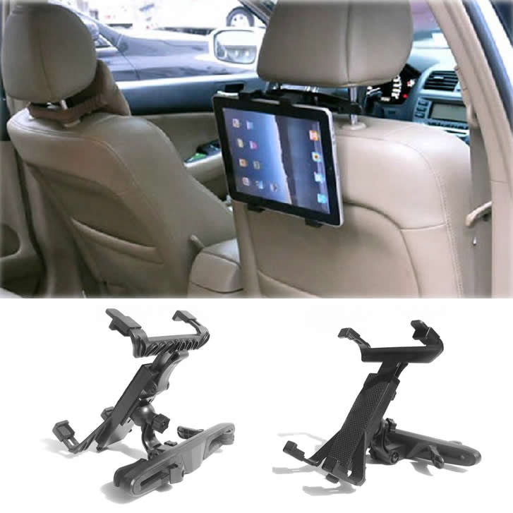 Car Headrest Stand for iPad and Tablets