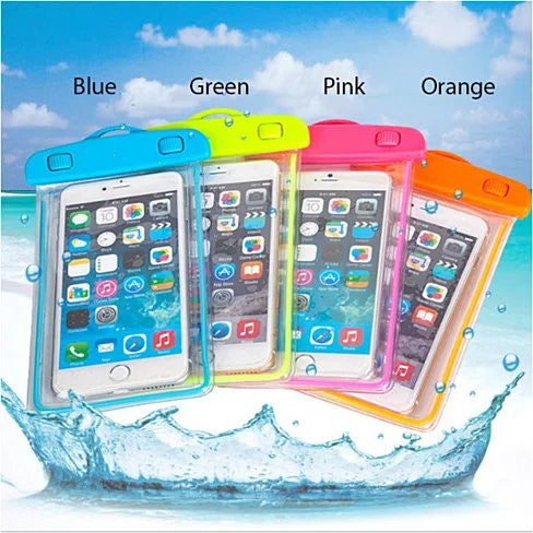 EverGlow WaterProof Pouch For Your Smartphone And Essentials - Lime Green