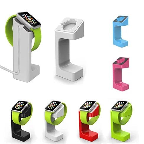 iWatch Charging Dock and Protection Bundle - 'iWatch - 42mm Lime Green