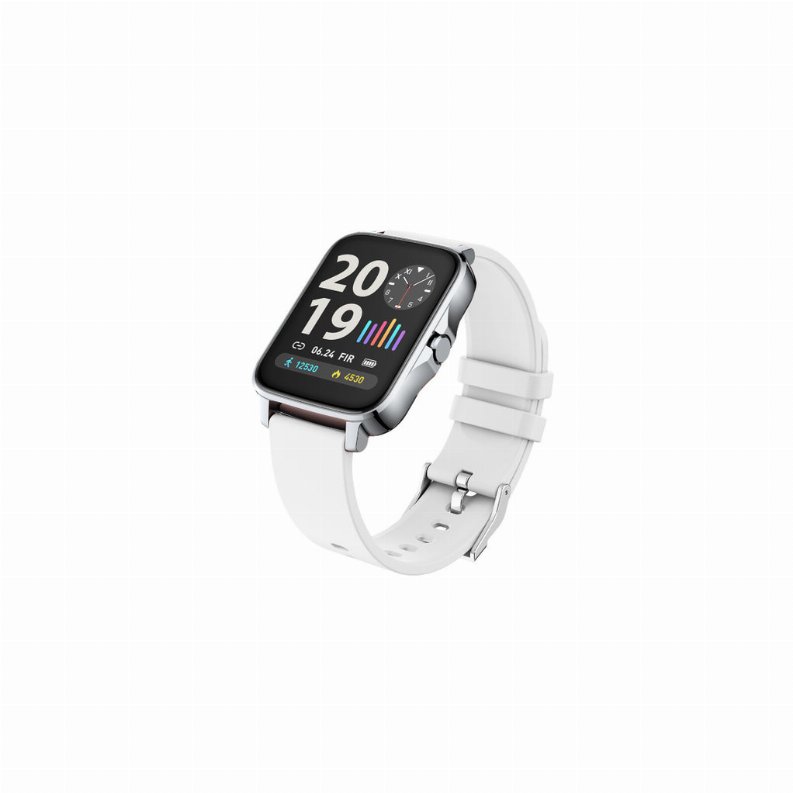 Lifestyle Smart Watch Heart Health Monitor And More - Bright White