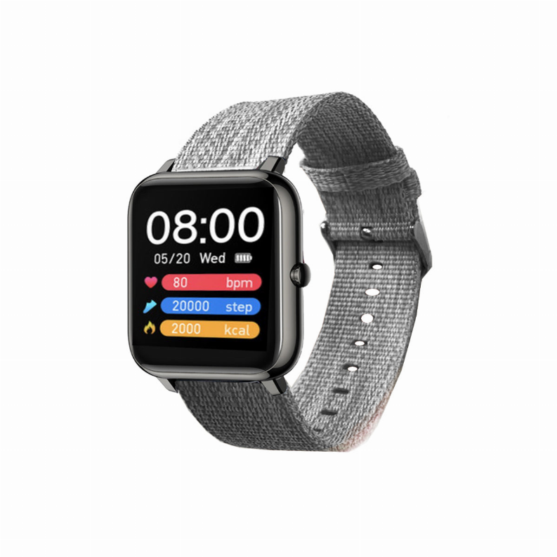 Medley Wellness And Sports Activity Tracker Watch With Melange And Urban Belt - Gray