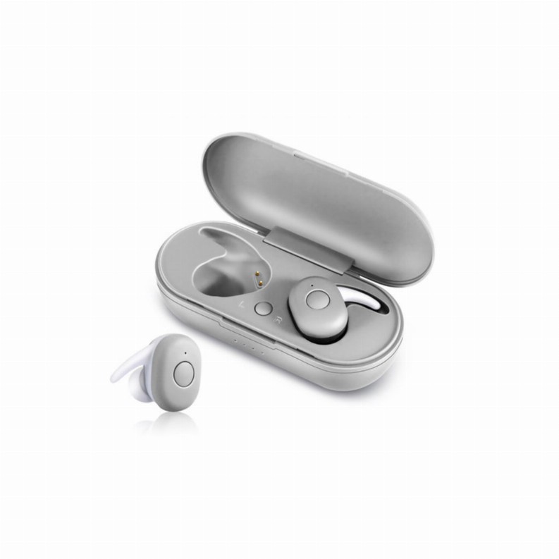 Twin Bluetooth Earpods With Chargeable Box - Gray