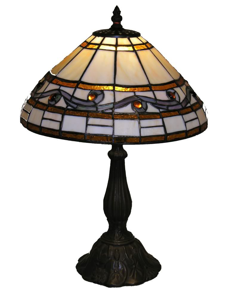 Tiffany-Style Wave Table Lamp