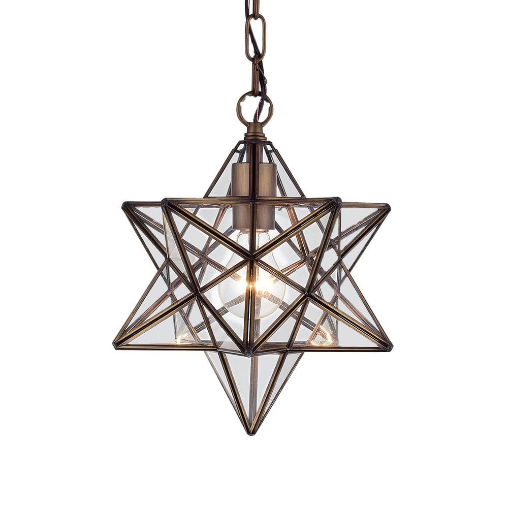 Warehouse of Tiffany Minkar 1-light Antique Bronze Star Pendant