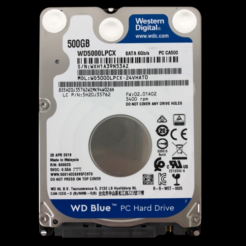 WD Blue 2.5" HDD 500GB