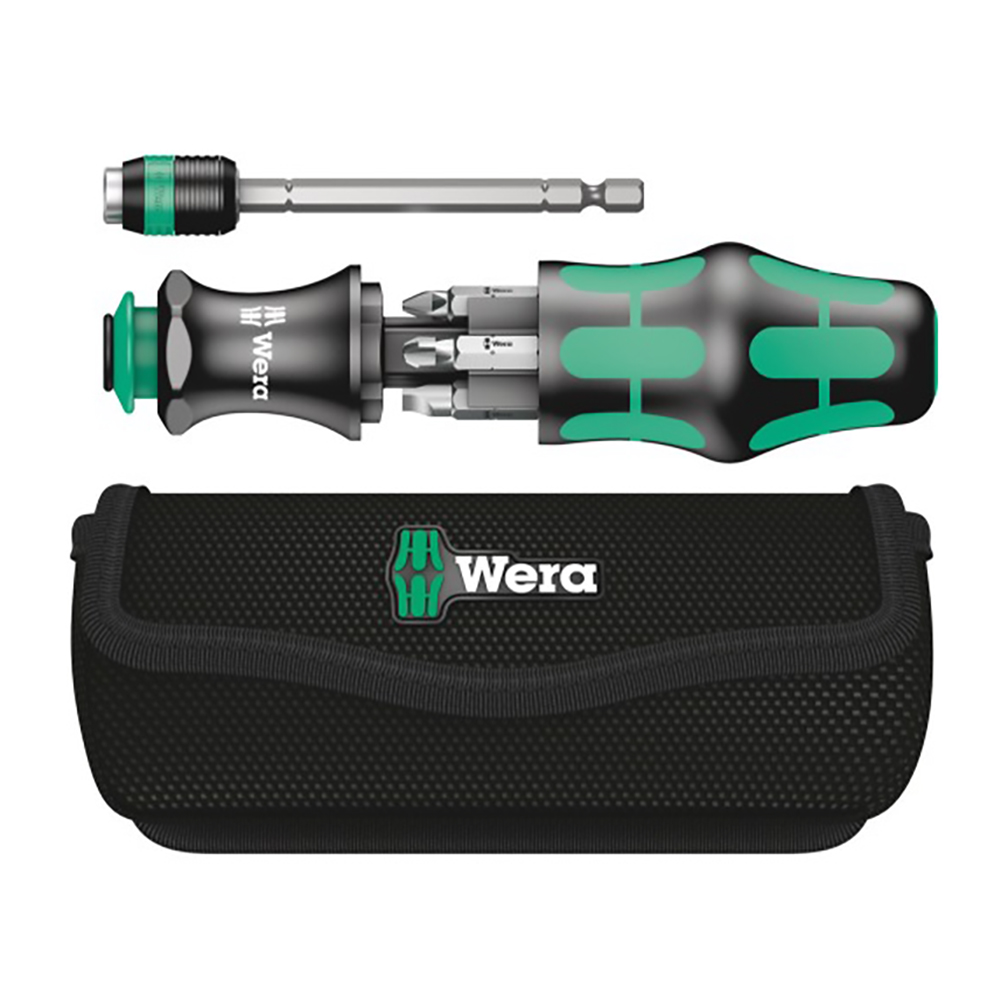 Wera 7-In-1 Bitholding Screwdriver with Removable Bayonet Blade