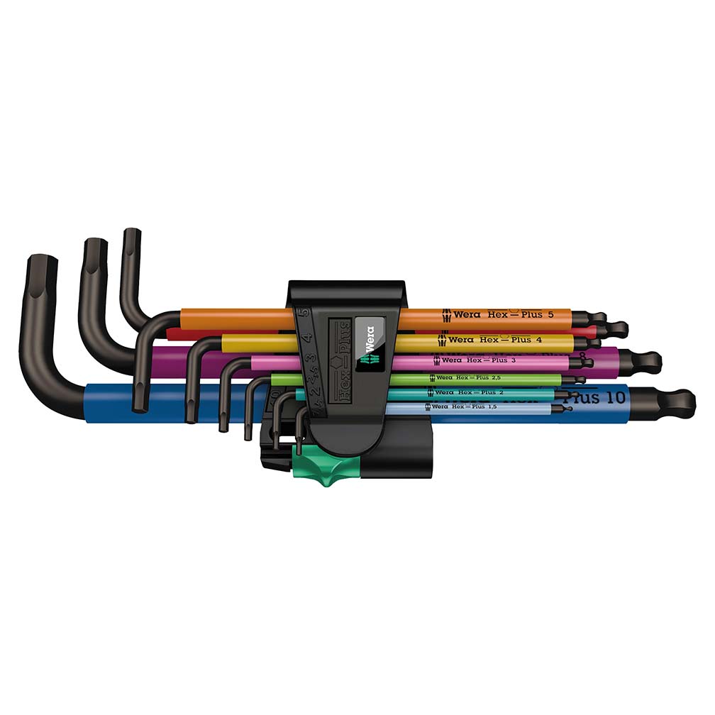 Wera Metric Hex-Plus Allen Wrench Set (9-Piece Set)