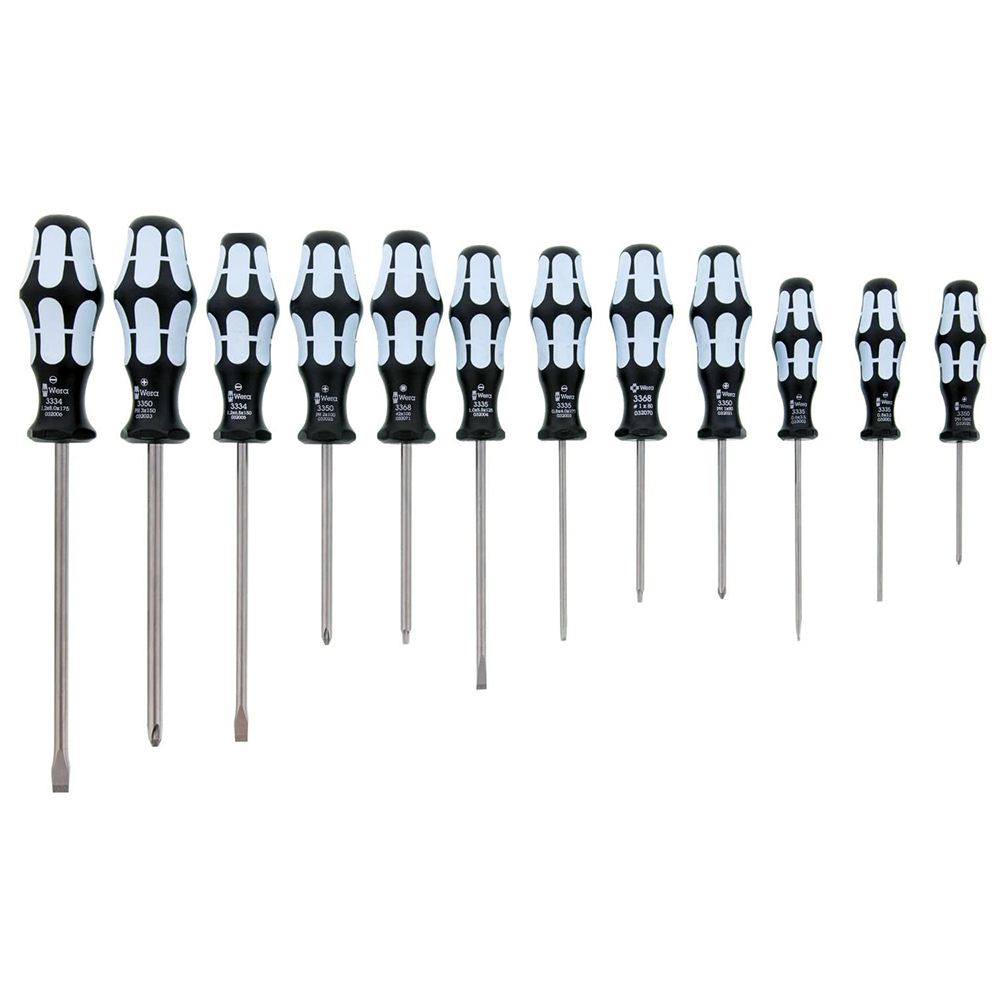 Wera Stainless Steel Screwdrivers 12 Piece Set