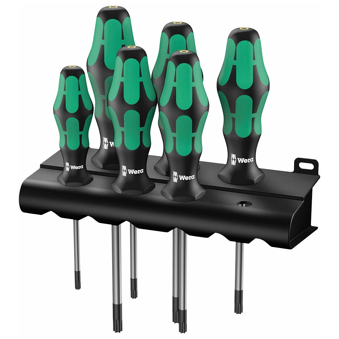 Wera TORX Screwdriver Set with Rack (6-Piece Set)