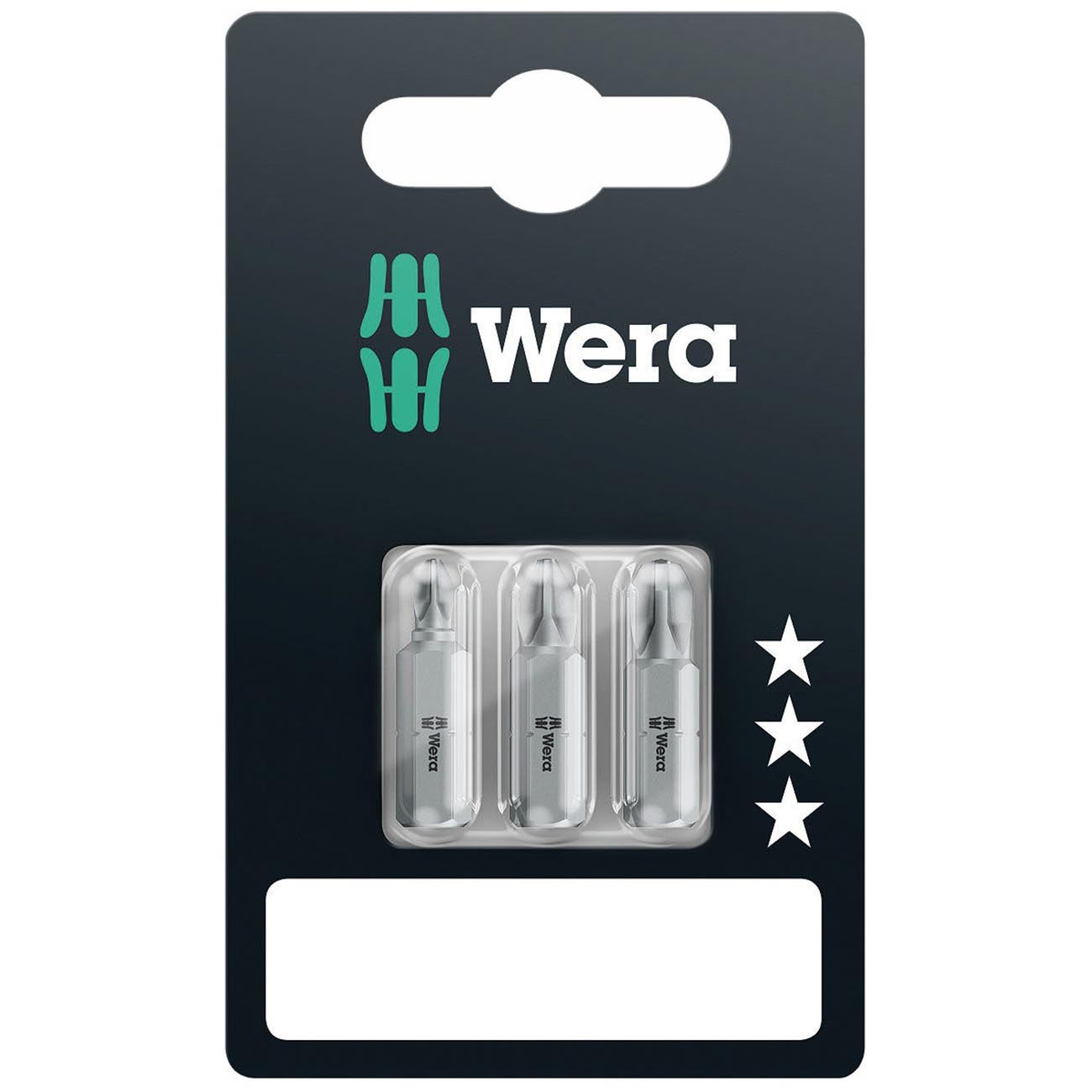 Wera Phillips Screwdriver Bits (3 piece set)