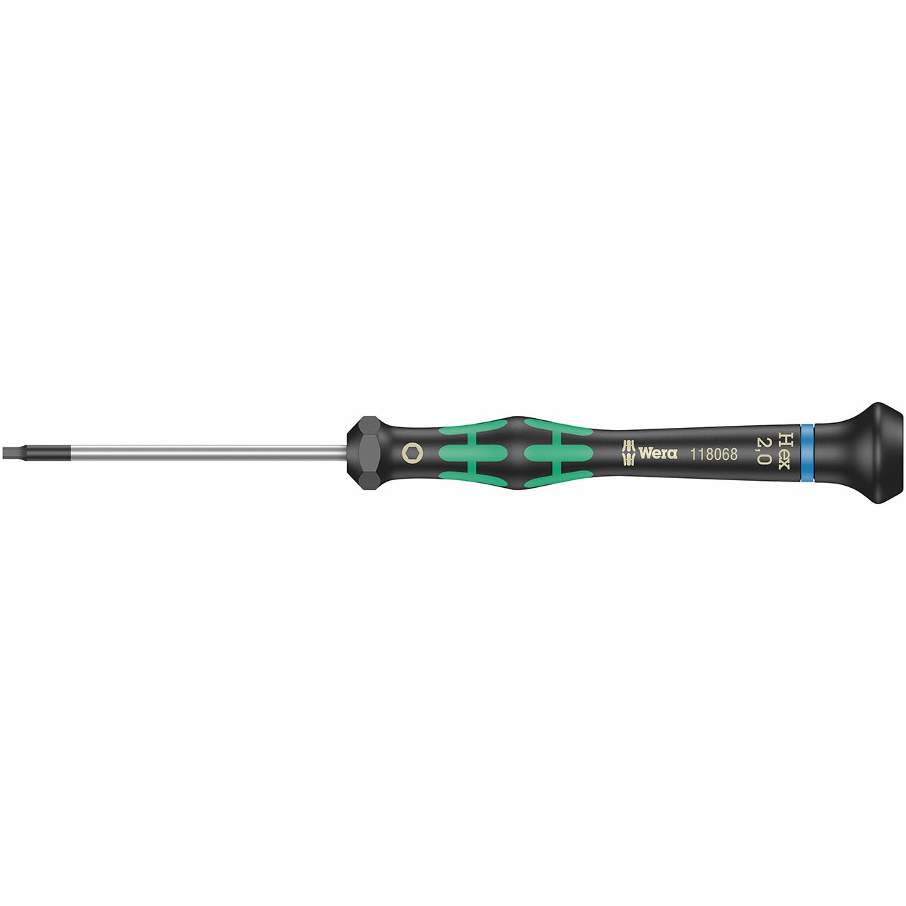 Wera Micro Electronics Precision Metric Hex-Plus Screwdriver - 2mm x 60mm