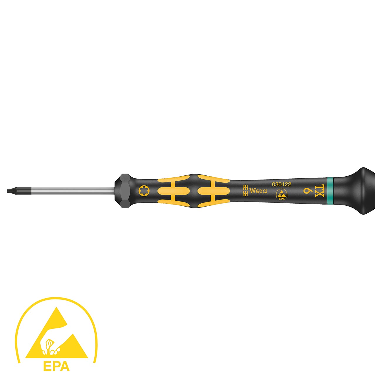 Wera Kraftform ESD Precision Micro Screwdriver: Torx TX6