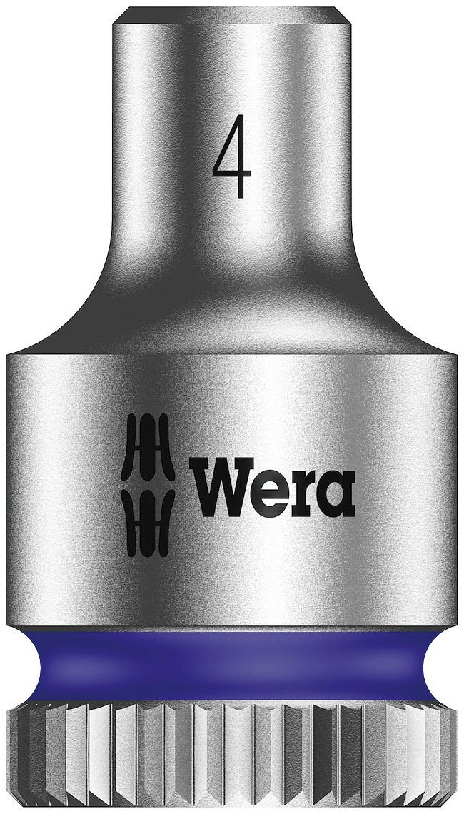 Wera Zyklop 1/4" Drive Metric Socket - 4mm