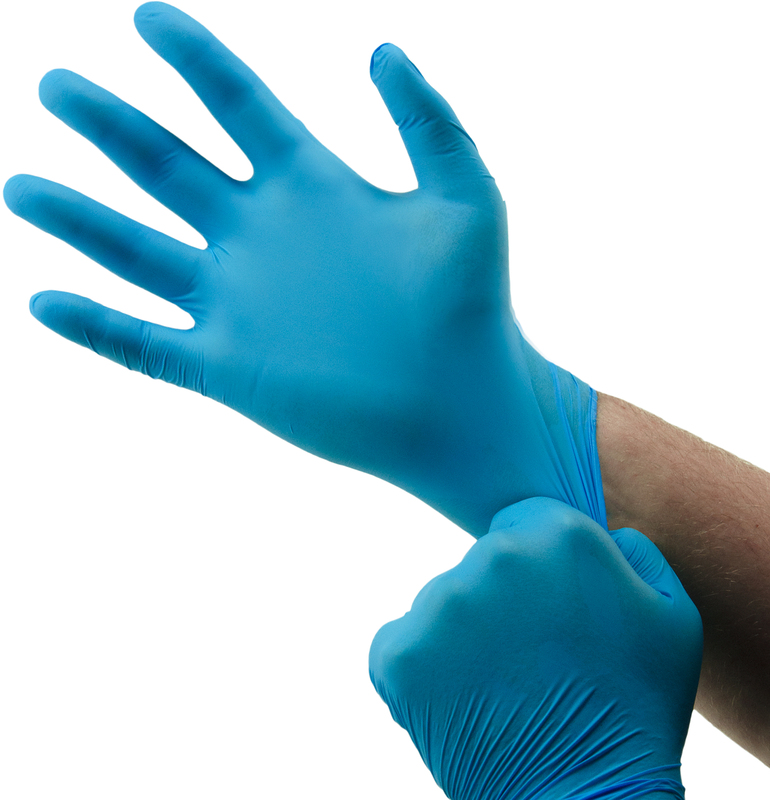 B21041-L Blu 4Ml Nitrile  Gloves