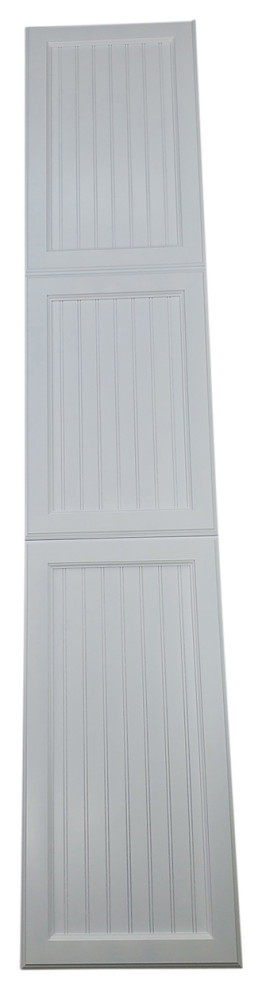 Calpyso Recessed Medicine Cabinet -  81h x 15.5w x 3.5d White Enamel