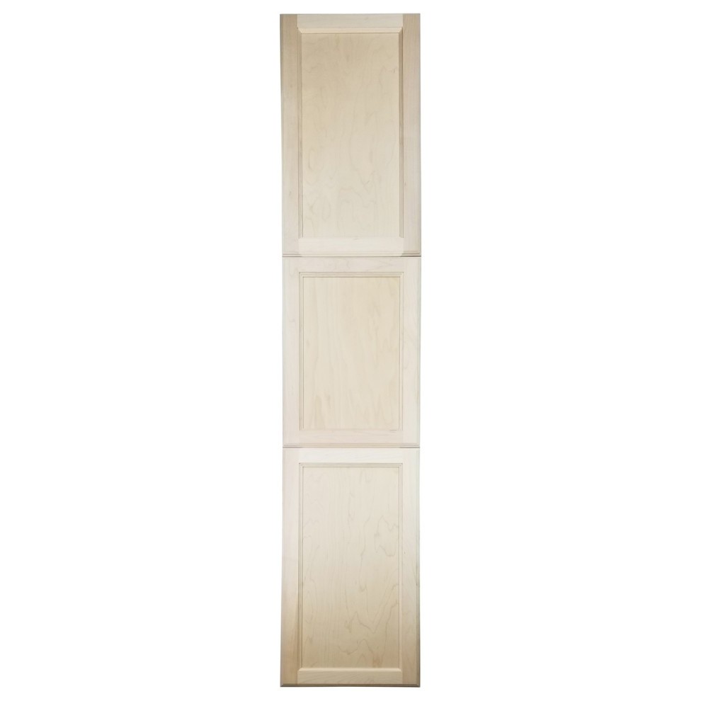 Demeter Recessed Medicine Cabinet -  87h x 15.5w x 3.5d Unfinished