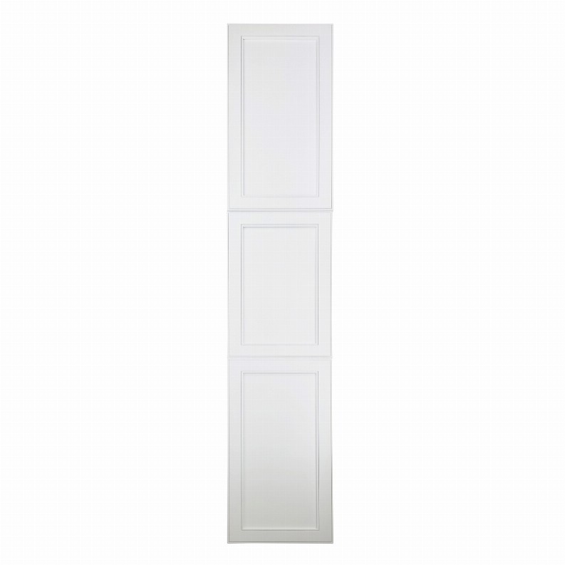 Luna Recessed Medicine Cabinet -  81h x 15.5w x 3.5dWhite Enamel