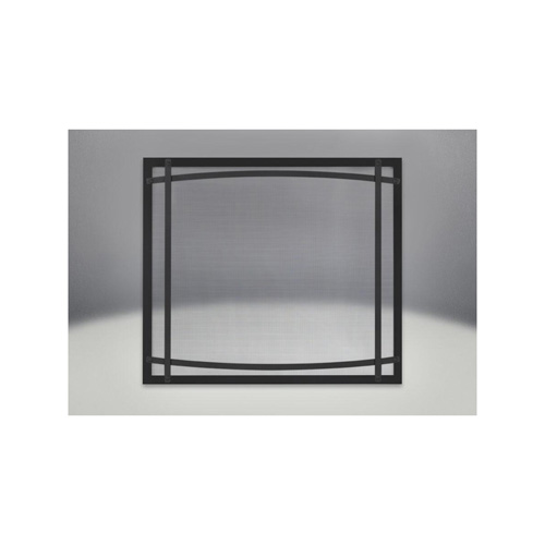 DC35K Decorative Safety Barrier With Curved Accents In Black 