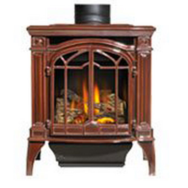 GDS25NNSB Napoleon Cast-Iron Gas Stove, Majolica Brown