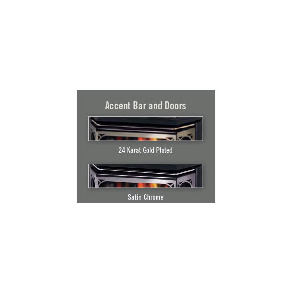 Satin Chrome Plated Accent Bar for HALIBURTON GDS28 Model - AR28SS