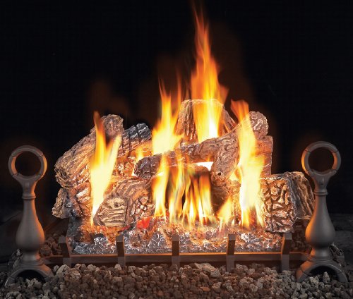 GL81L2 Top Diagonal Decorative Logs (1-Side Supplied With Log Burner Assembly)