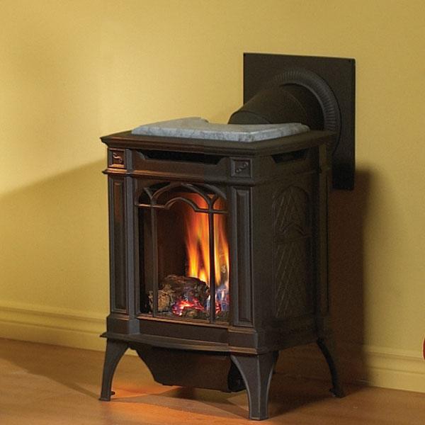 Napoleon Arlington 20 Cast Iron Millivolt Ignition Majolica Brown Natural Gas Stove - GDS20NNSB