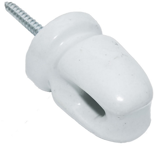 WP1929 Large Ceramic Screw Insulator