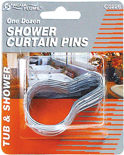 C0226 12Pk Shower Curtain Pins