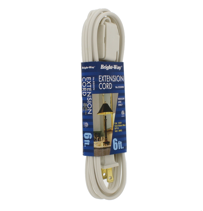 Ee6W 6 Ft. White Extension Cord
