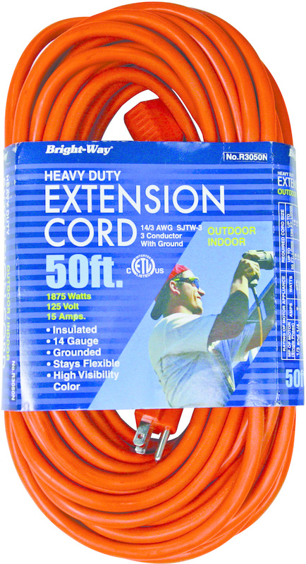 R3050 14/3 50 Ft. Orange Outdoor Cord