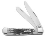 Amber Bone Trapper Knife