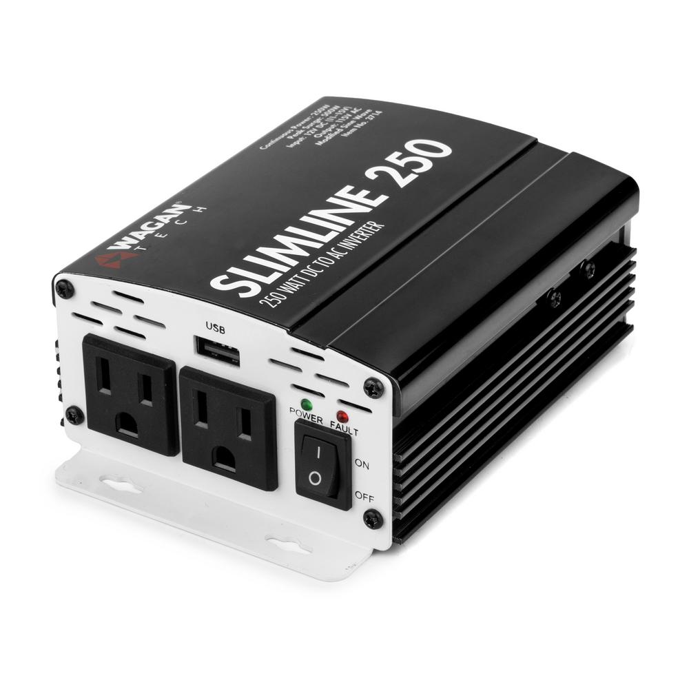 Slim Line 250W Power Inverter