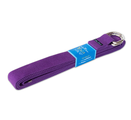 Yoga Strap - 8 Feet Purple