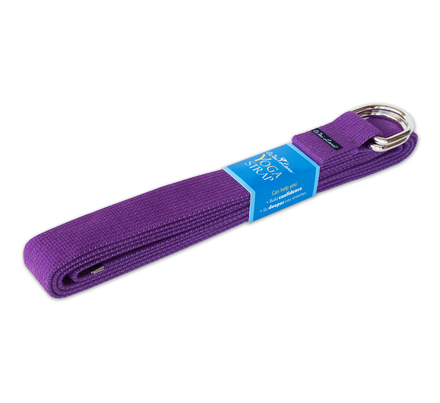 Yoga Strap - 8 Feet Purple