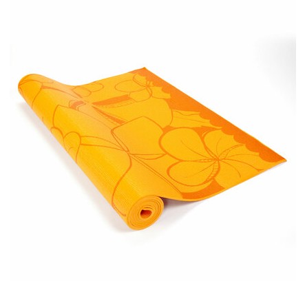 Yogi Mat - 1/8"H X 24"W X 68"LOrangePlumeria