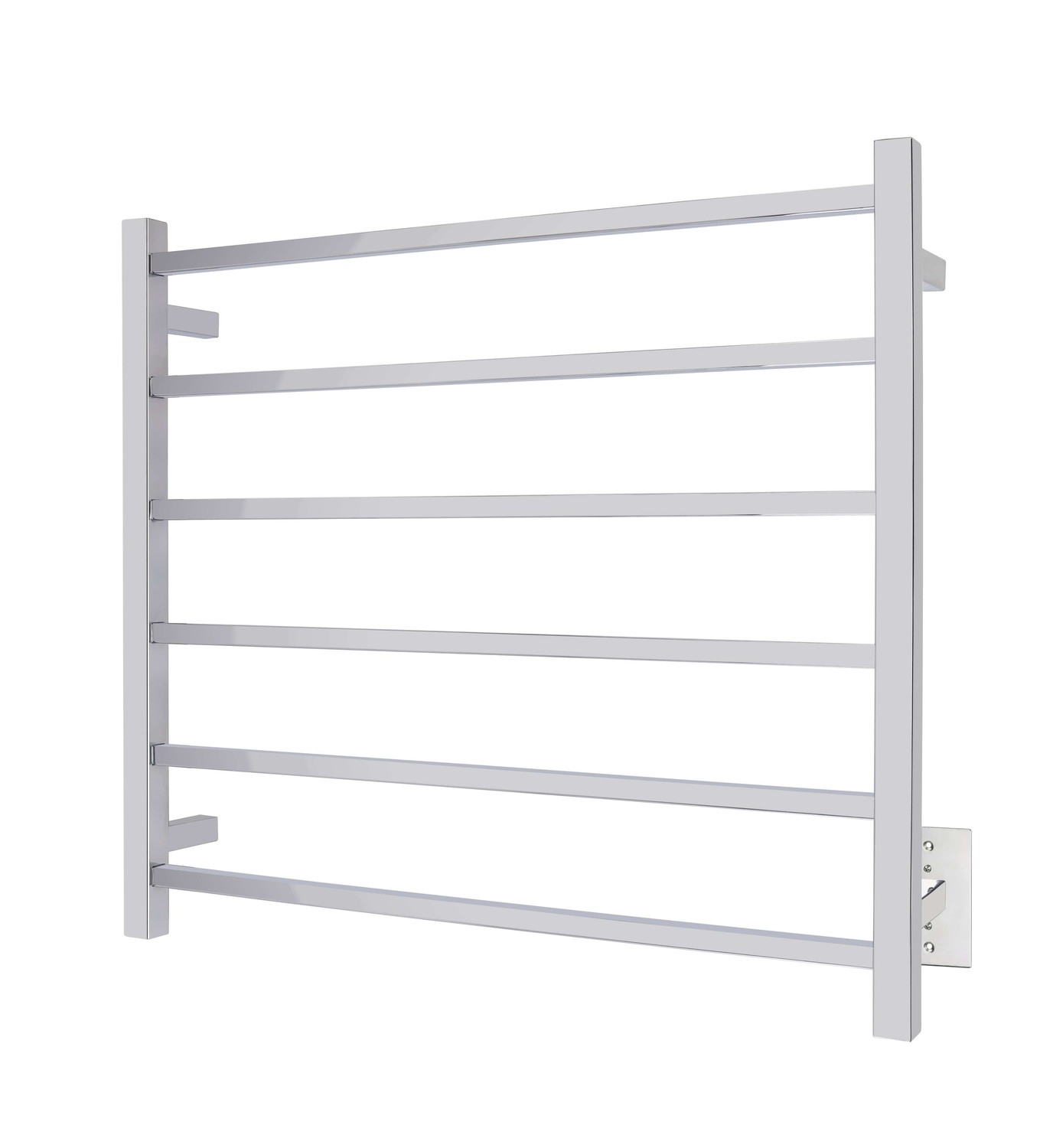 WarmlyYours Elevate Tahoe 06 Towel Warmer, Polished, Hardwired, 6 bars