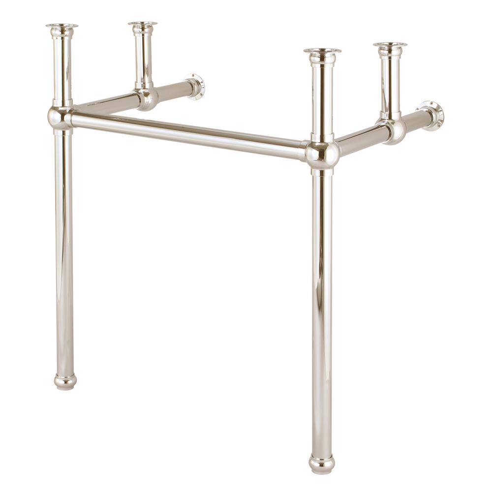 Embassy 30 Inch Wide Single Wash Stand Only in Polished Nickel (PVD) Finish