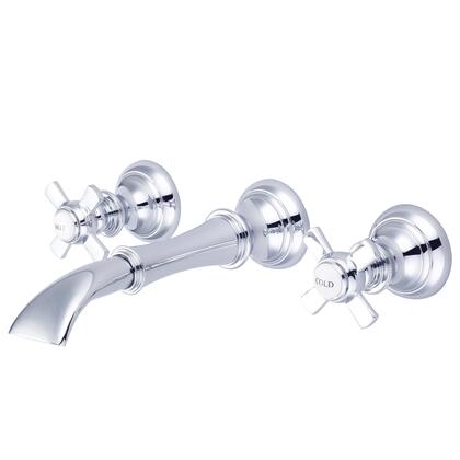 Water Creation Waterfall Style Wall-mounted Lavatory Faucet in Chrome Finish