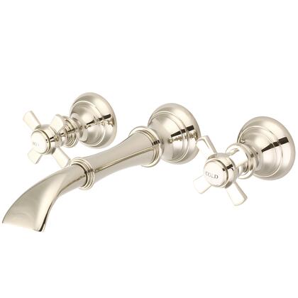 Water Creation Waterfall Style Wall-mounted Lavatory Faucet in Polished Nickel (PVD) Finish