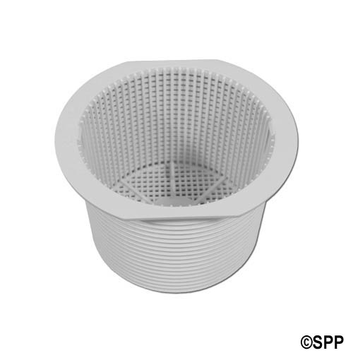 Filter Top Mount Basket,WATERW,Dyna Flo Skim Filter,White 6.4"Dia x 5.62"Tall