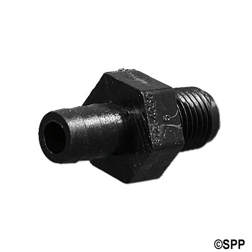 Adapter, Drain Plug, 1/4"MPT x 3/8"RB (3/8"Hex Head)