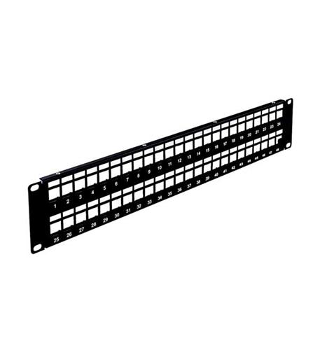 48 Port Blank Patch Panel 2U