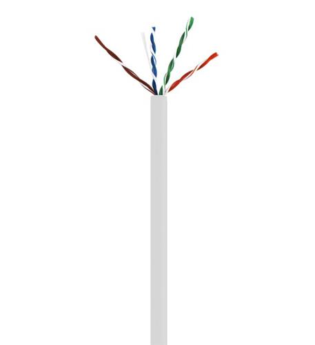 CAT6 550MHz NO SPLINE WHITE