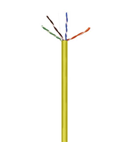 CAT6 UTP PLENUM NO SPLINE YELLOW